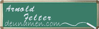 Arnold Felter Visitenkarte